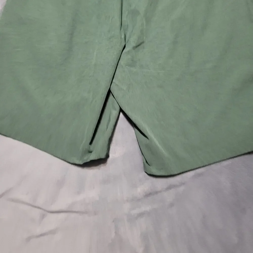 Perry Ellis Sport Shorts Men Large Green 50 UPF Comfort Stretch Athletic Pull On
